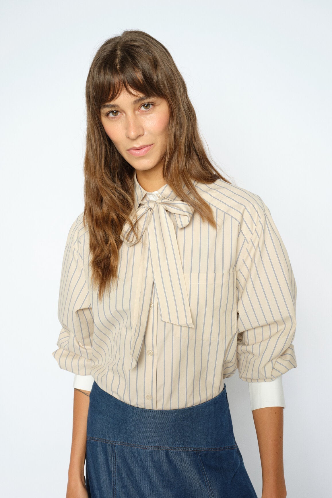 Keeva Lilou skjorte - Oxford Tan